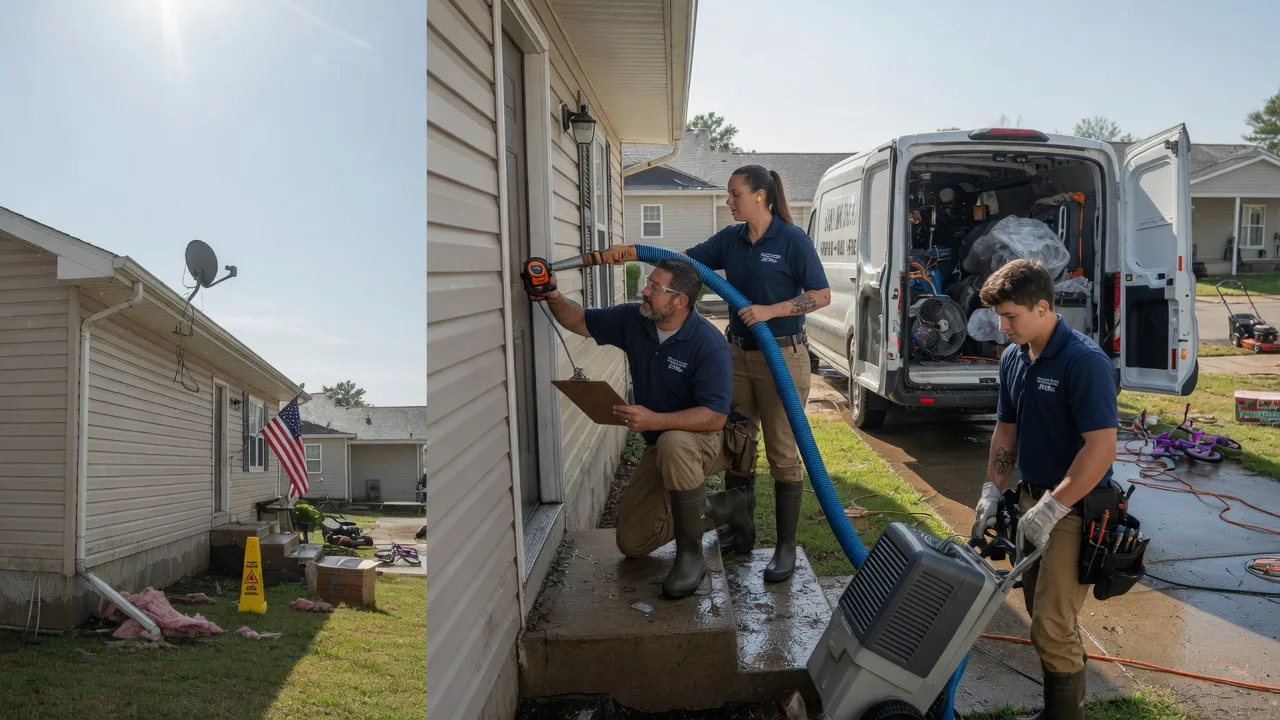 Ceiling Water Damage Restoration in Edroy, TX near me
